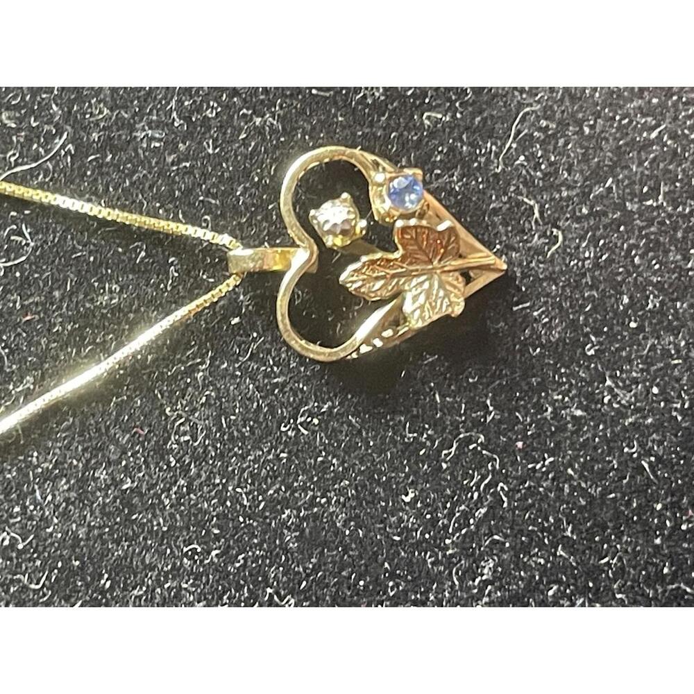 Vintage Princess Pride Creations 14k Gold Filled Heart Necklace